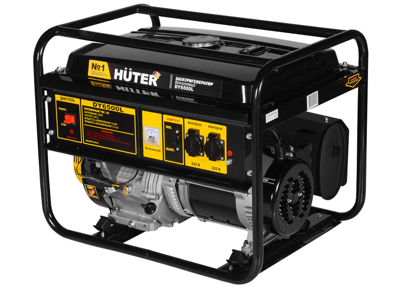 Бензиновый генератор Huter DY6500L