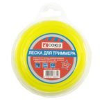 Леска для триммера Ø 2.4 мм; 15 м; витой восьмигранник СОЮЗ ТЛ3535PR-2.4-H-15
