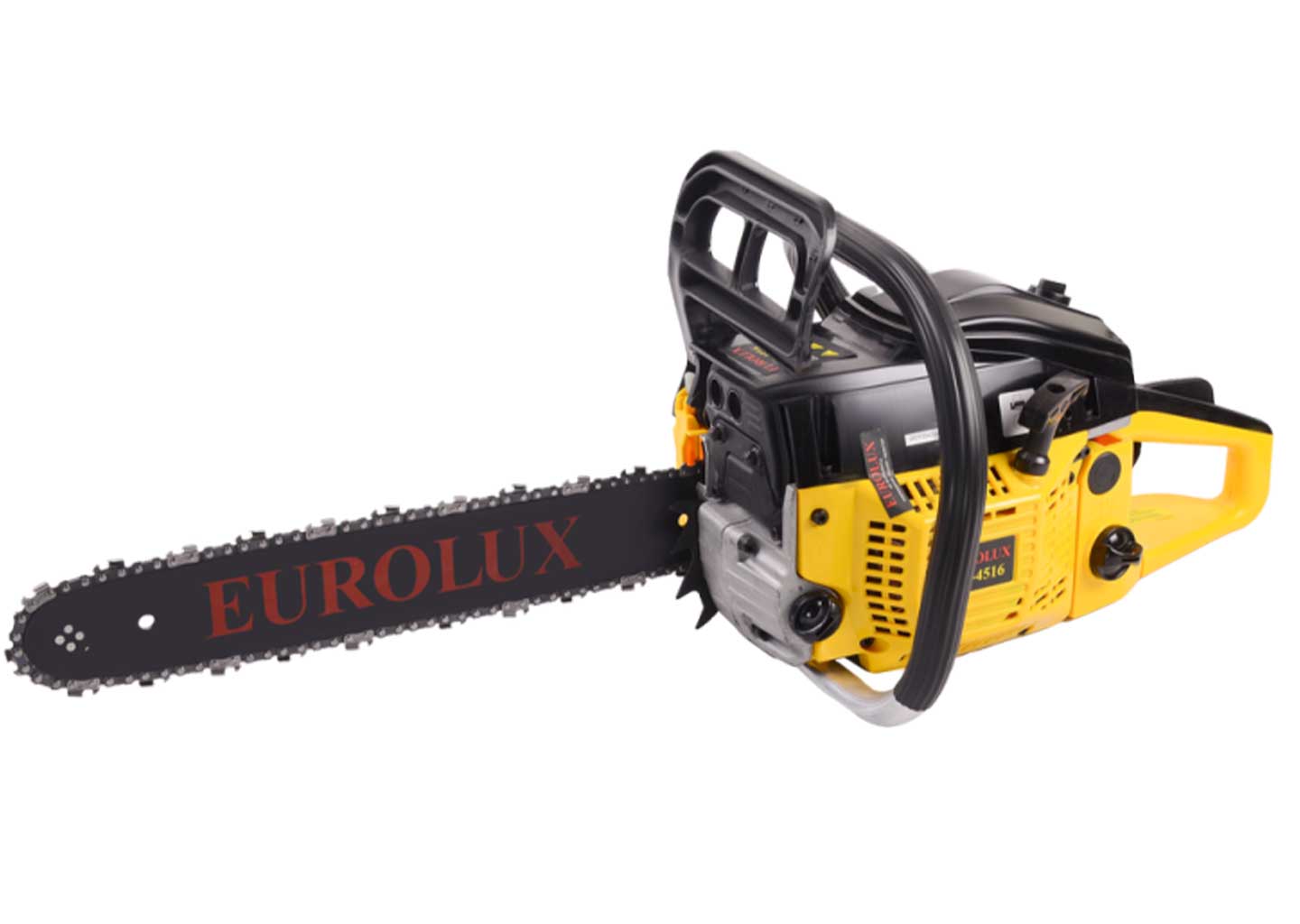 Бензопила Eurolux GS-4516 бензопила Eurolux GS-4516 с двигателем 45 см³ и шиной 16 дюймов