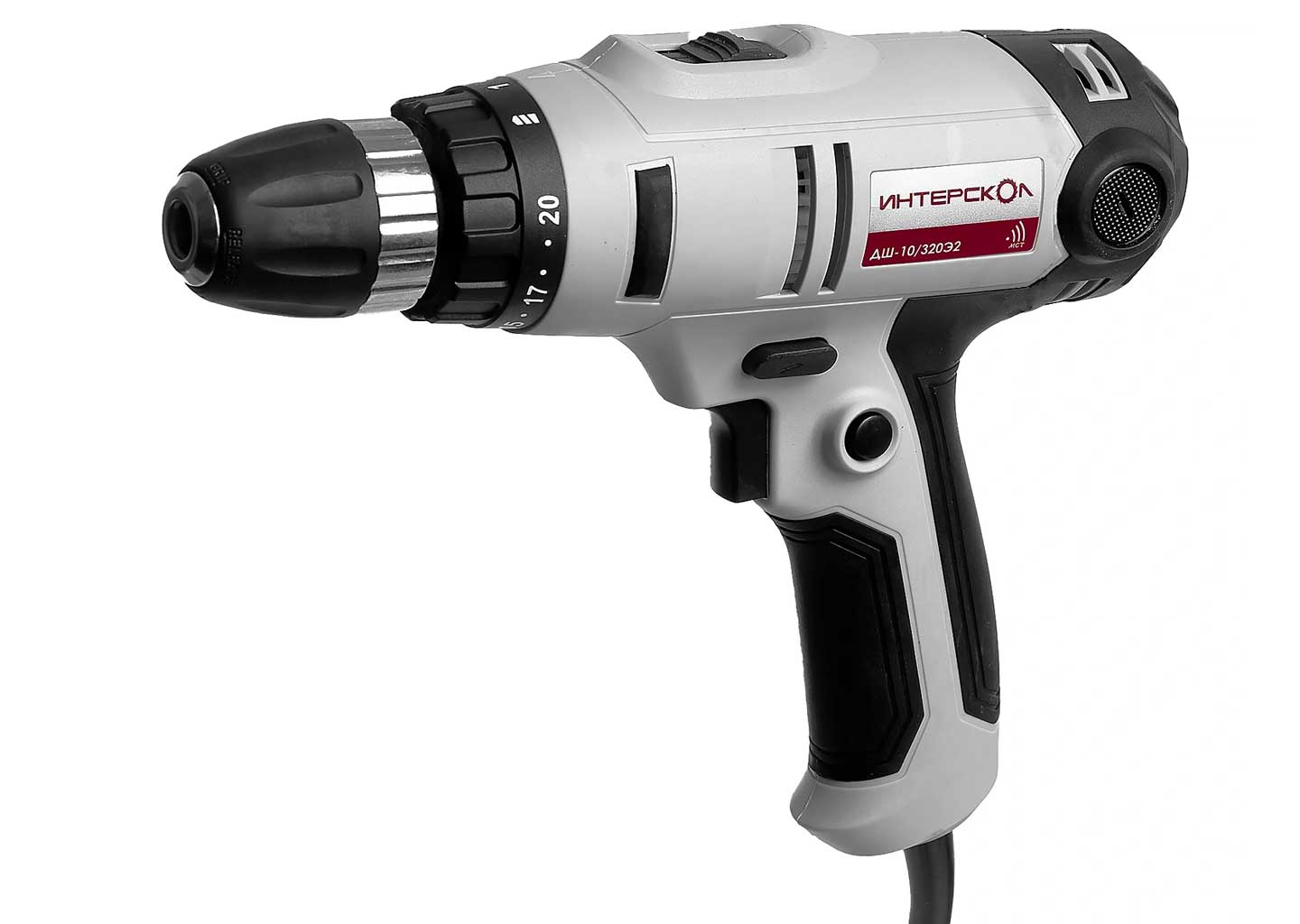 Сетевая дрель-шуруповерт Интерскол ДШ-10/320 Э2 Сетевая дрель-шуруповерт Интерскол ДШ-10/320 Э2 320 Вт, 2 скорости, быстрозажимной патрон — магазин Вольтмаг, Донецк