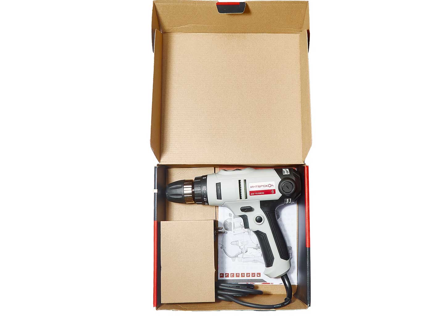 Сетевая дрель-шуруповерт Интерскол ДШ-10/320 Э2 Сетевая дрель-шуруповерт Интерскол ДШ-10/320 Э2 — изображение 5