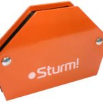 Угольник магнитный для сварки Sturm! 6013-3-11 с максимальным усилием до 11 кг