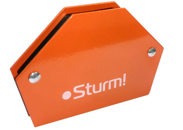 Угольник магнитный для сварки Sturm! 6001-3-11 с максимальным усилием нагрузки до 11 кг