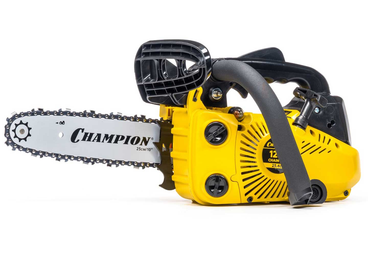 бензопила CHAMPION 125T-10 с шиной 10 дюймов — компактная пила для обрезки сучьев