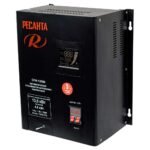 Стабилизатор напряжения Ресанта СПН-13500, однофазный, 13500 Вт, релейный, клеммы, LCD