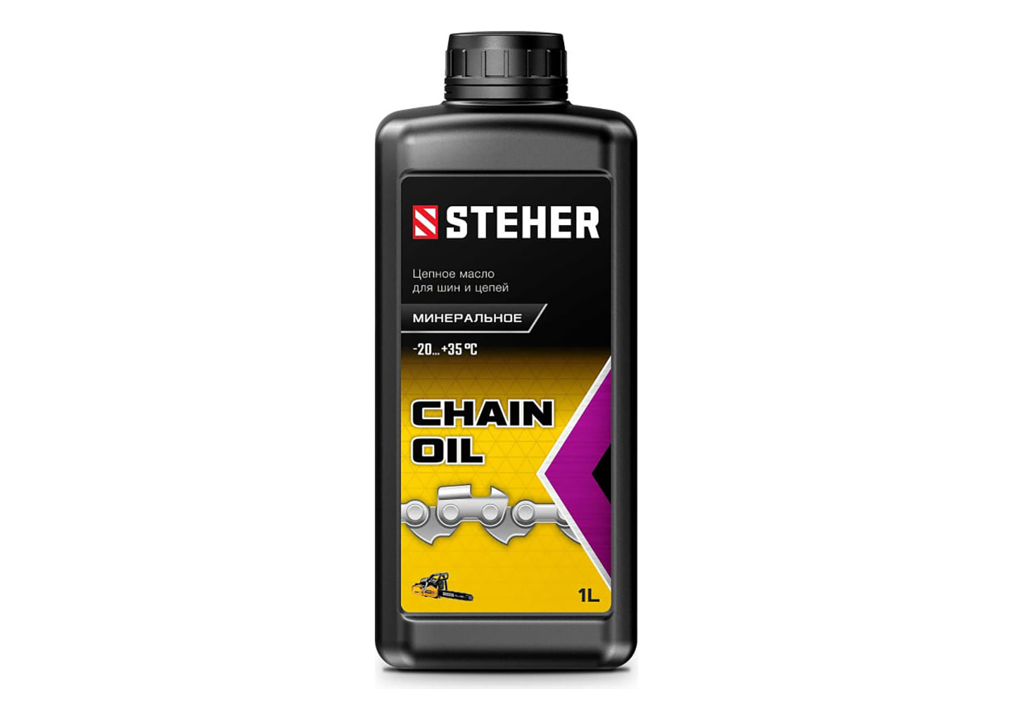 Цепное минеральное масло для бензо и электропил STEHER 76020-1