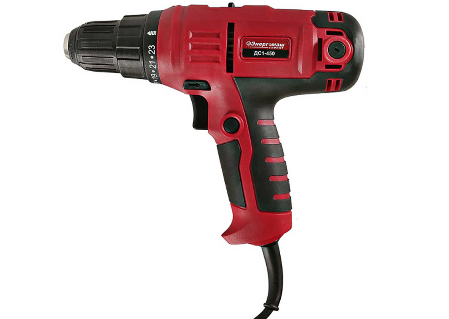 Дрель-шуруповерт Энергомаш ДС1-450 450 Вт, 45 Н·м, 2 скорости