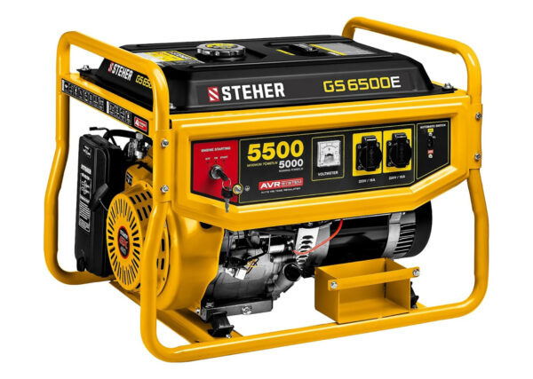 Бензиновый генератор с электростартером STEHER GS-6500E