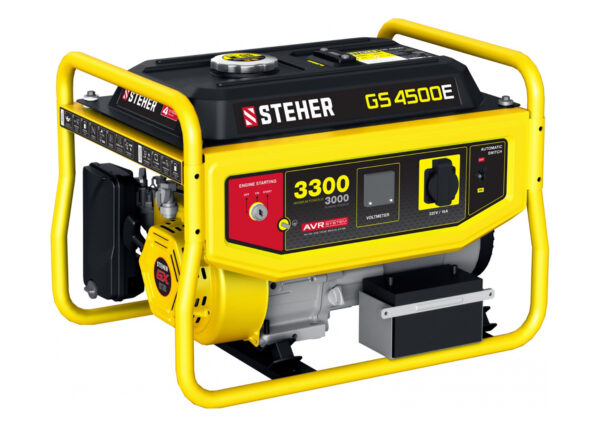 Бензиновый генератор с электростартером STEHER GS-4500E