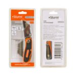 Нож складной с трапециевидными лезвиями Sturm! 1076-01-P1