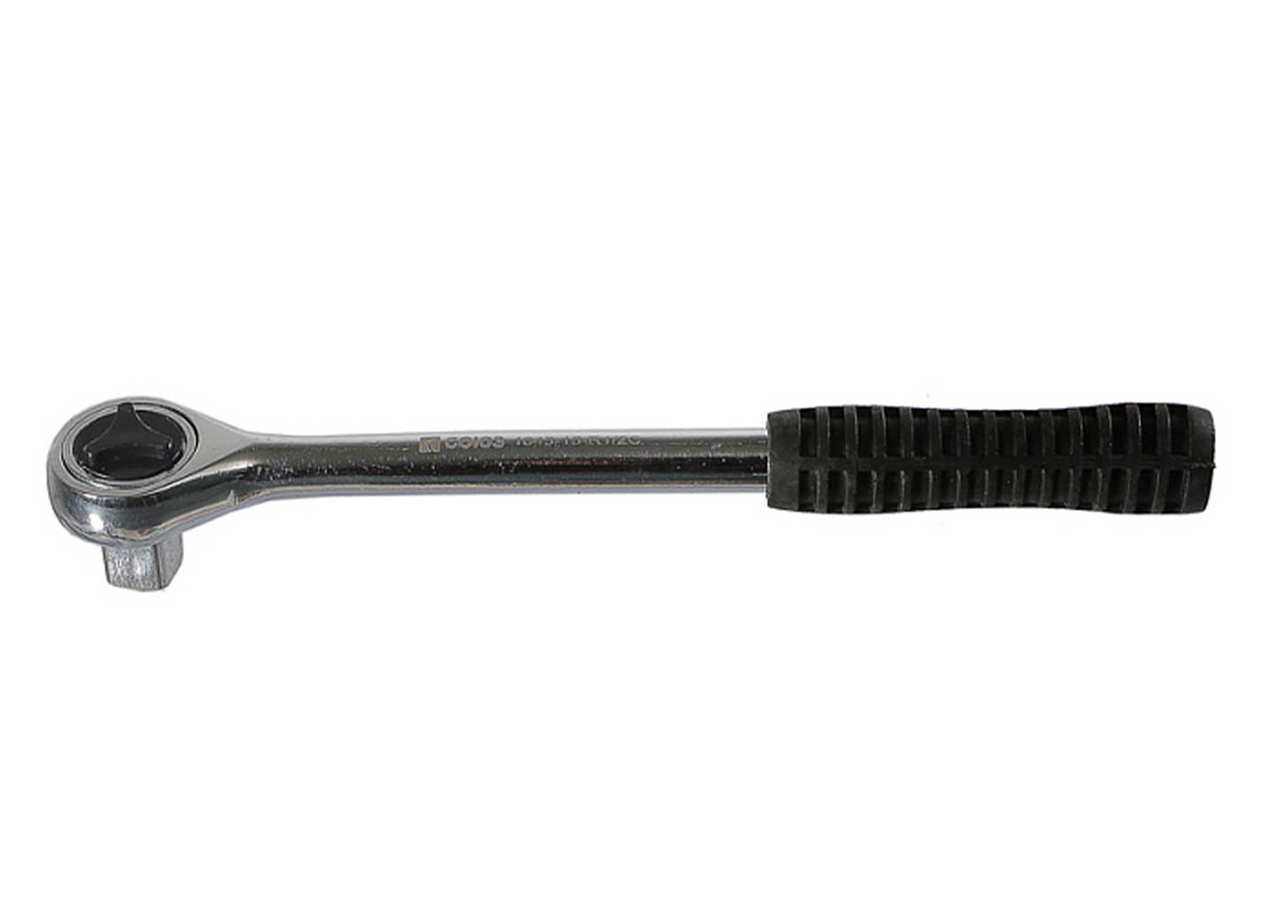Ключ-трещотка СОЮЗ 1045-15-R1/2C с хромированным покрытием и рифлёной ручкой
