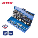 Набор метчиков и плашек WORKPRO WP309008