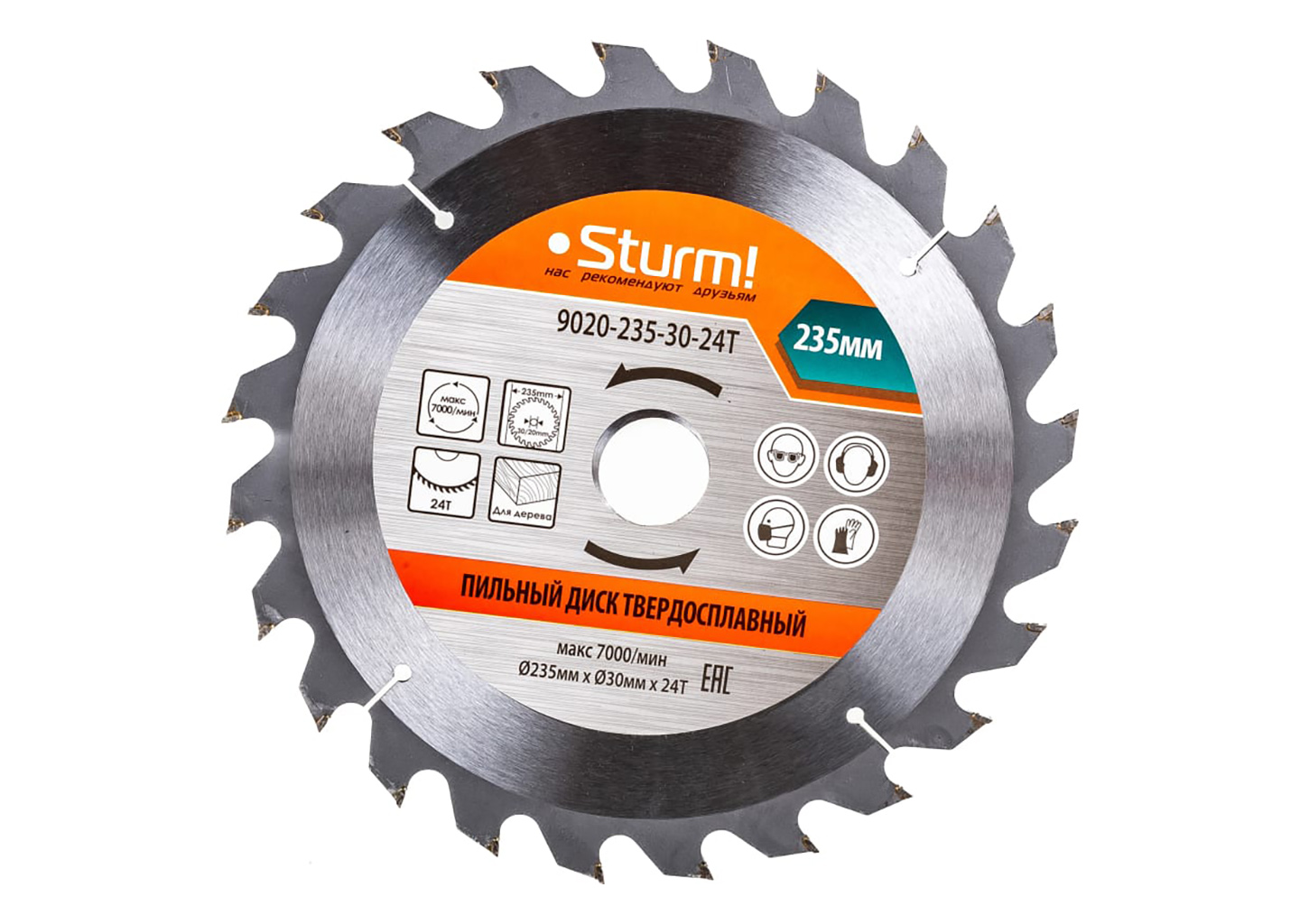 Пильный диск Sturm! 9020-235-30-24T