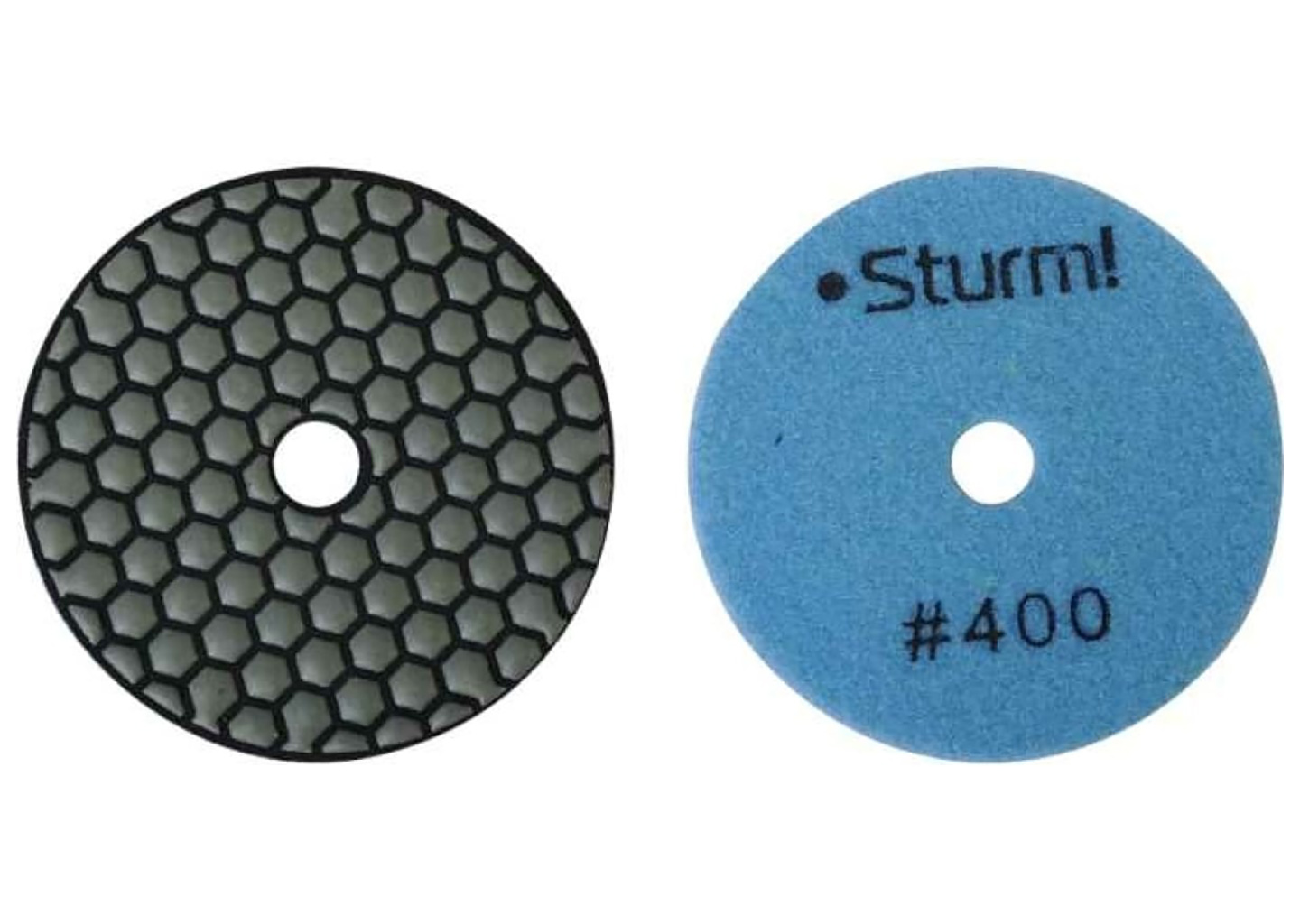Алмазный гибкий шлифовальный круг Sturm! 9012-D100-400
