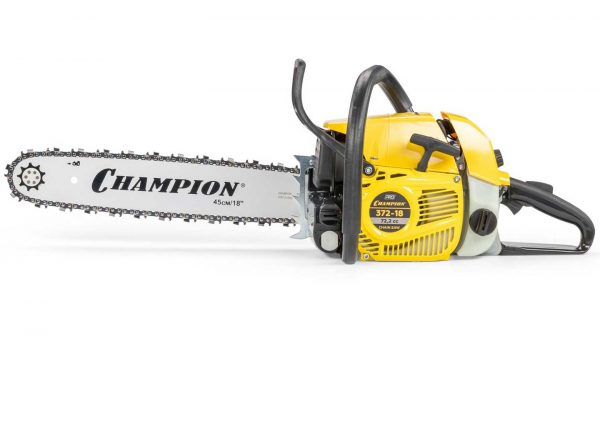 Бензопила Champion 372-18 с шиной 45 см и мощным двигателем