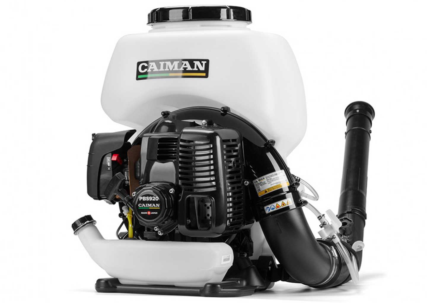 Воздуходувка-распылитель ранцевая CAIMAN PBS920 Tornado Ранцевая воздуходувка-распылитель CAIMAN PBS920 Tornado — 80 см³, 20 л, до 12 м распыления