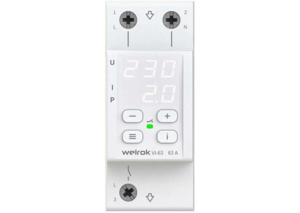 Реле напряжения c контролем тока Welrok VI-63