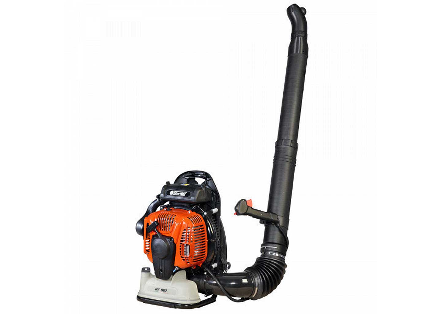 Ранцевая воздуходувка Oleo-Mac BV 901 — 5,0 л.с., до 105 м/с, 1638 м³/ч, бак 2,3 л