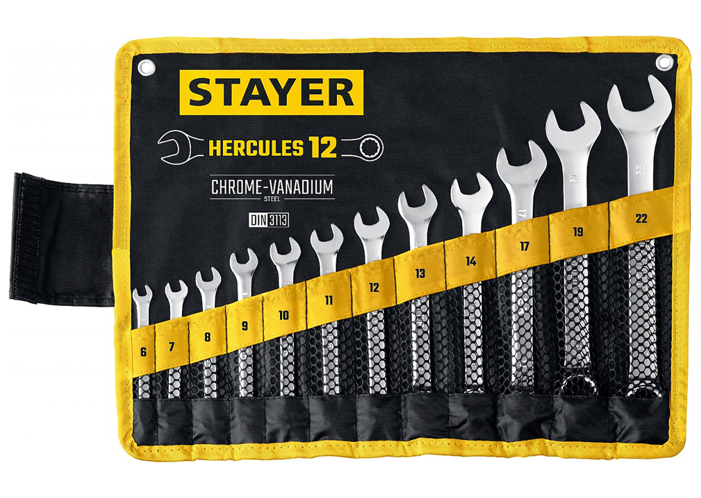 Набор комбинированных гаечных ключей Stayer HERCULES 27081-H12