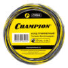 Триммерный корд Champion Tornado C7050 витой квадрат 2,4 мм 15 м желто-черный