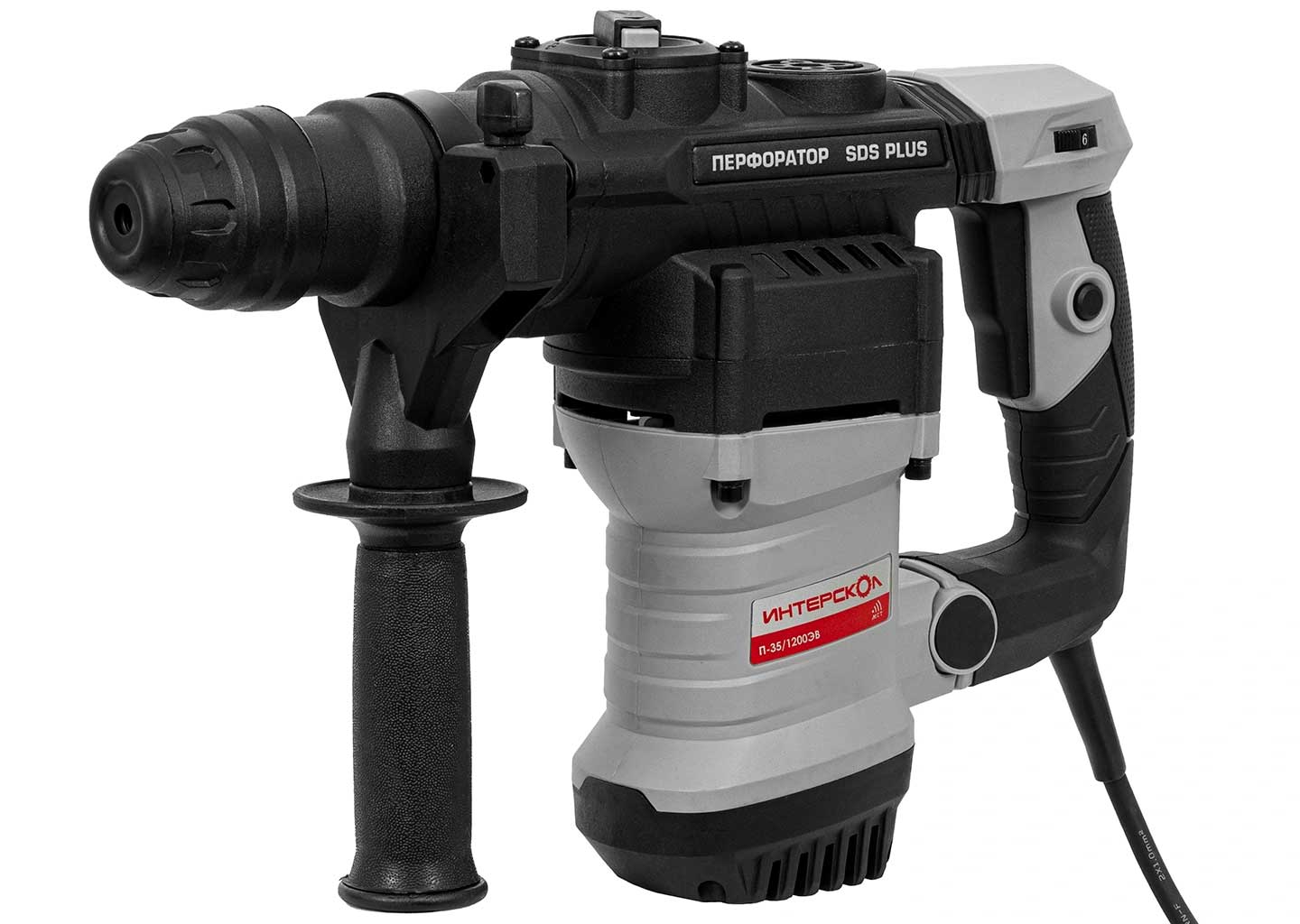 Перфоратор SDS plus Интерскол П-35/1200ЭВ 1200 Вт Vario-Lock в кейсе