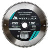 Твердосплавный пильный диск по алюминию и пластику METALLICA Optima 255x30/25.4 мм, 100 зубов, Т=3.0 мм — изображение 2