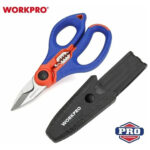 Ножницы электрика WORKPRO WP294003 с функцией зачистки проводов