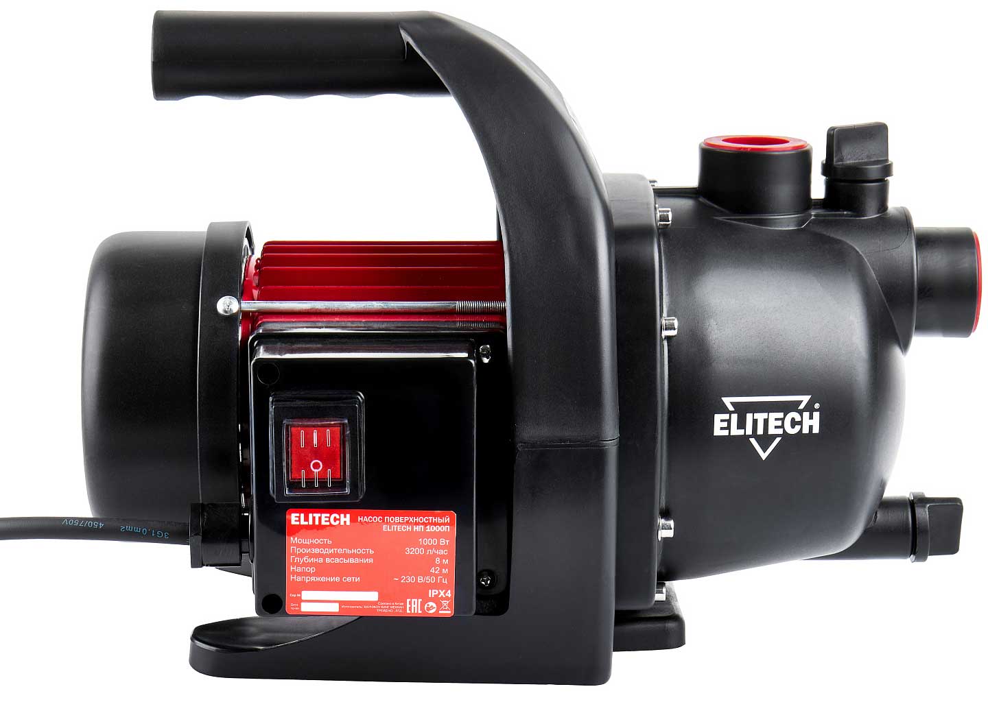 Насос поверхностный Elitech НП 1000П Насос поверхностный Elitech НП 1000П — изображение 2