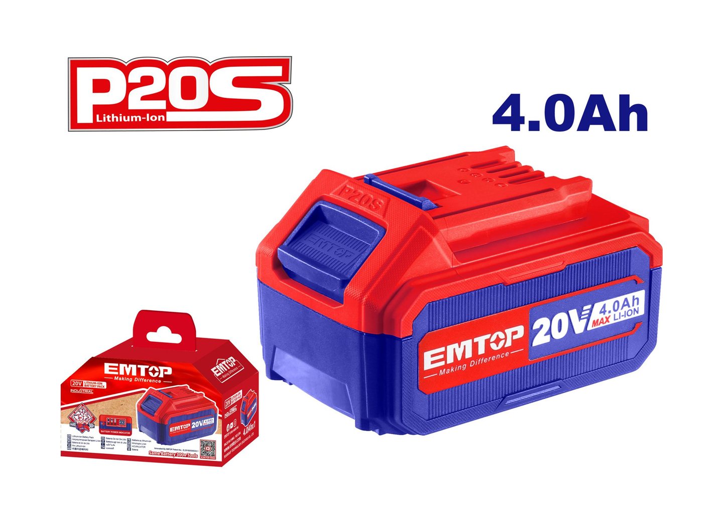 Аккумуляторная батарея EMTOP EBPK20021