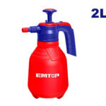Напорный распылитель EMTOP ESPP20202 с алюминиевым насосом и баком 2 литра