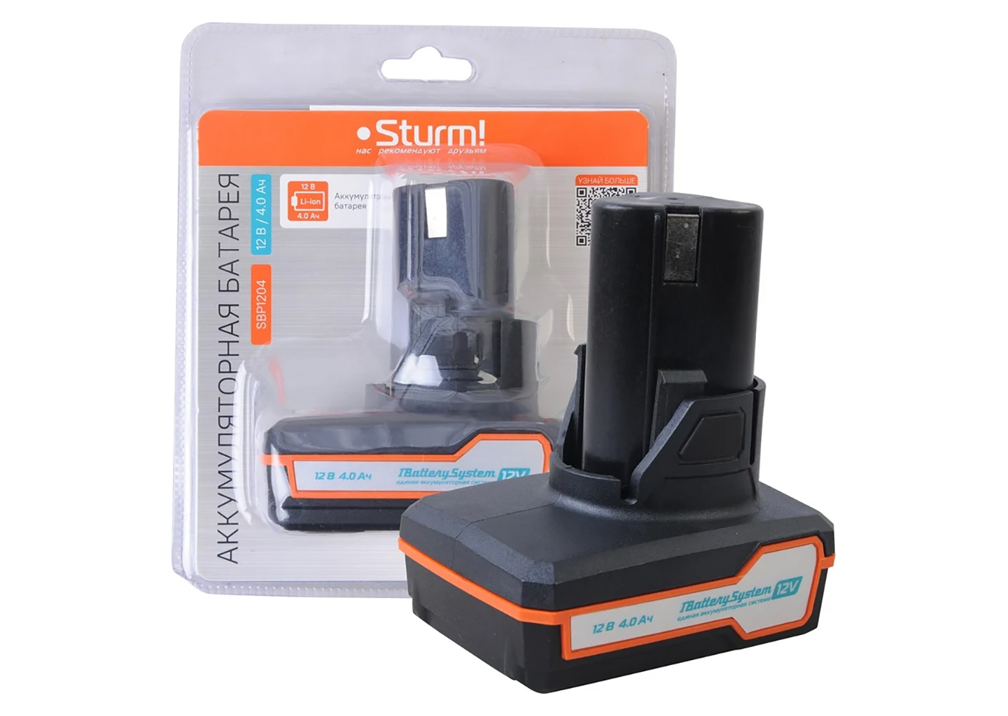 Аккумулятор Sturm! SBP1204, 1BatterySystem12V, 4.0Ач