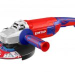 Угловая шлифмашина EMTOP EAGR22093 с рукояткой и щётками