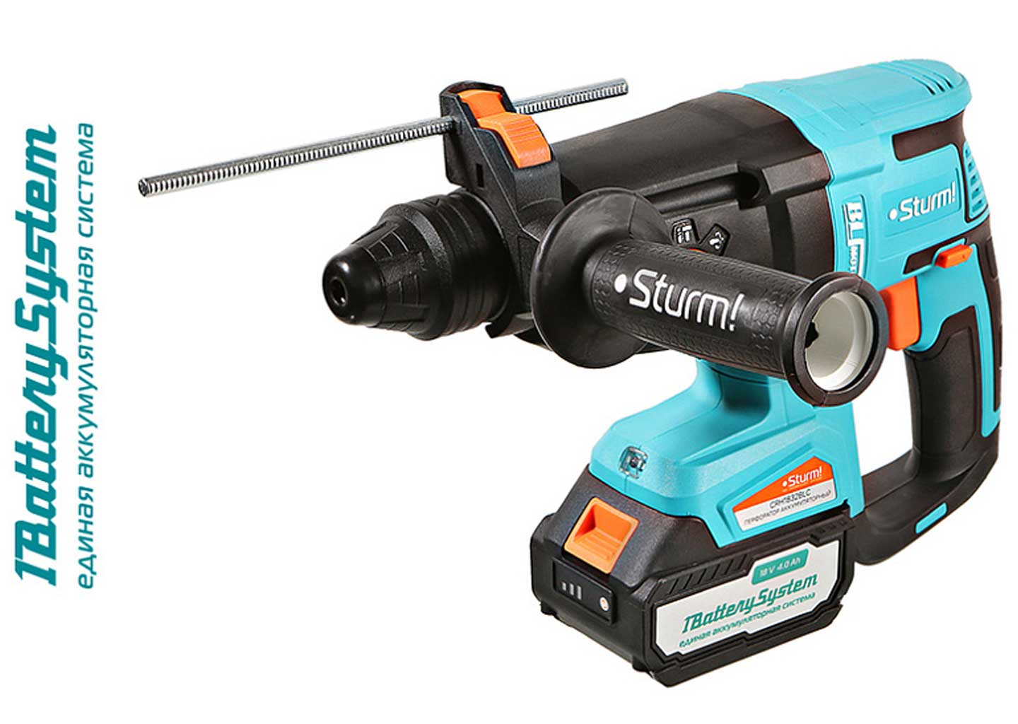 Аккумуляторный перфоратор SDS Plus Sturm! CRH1832BLC Аккумуляторный перфоратор SDS Plus Sturm! CRH1832BLC — изображение 12
