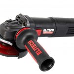 Угловая шлифмашина Elitech AG 1412E с рукояткой и кожухом