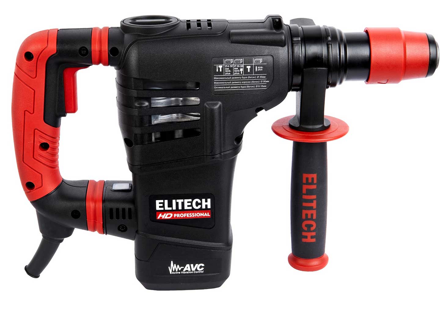 Перфоратор SDS-plus ELITECH HD RH 1130E (E2205.018.01) Перфоратор SDS-plus ELITECH HD RH 1130E (E2205.018.01) — изображение 4