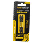 Биты PH2x65 мм Hanskonner HPH2-65DT