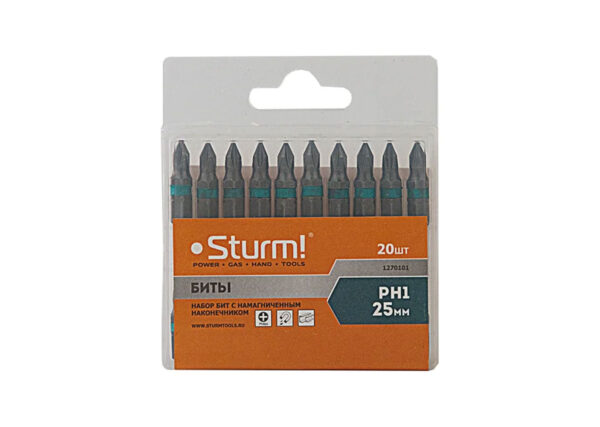 Биты PH1х25 мм Sturm! 1270101