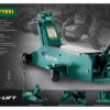 Подкатной домкрат KRAFTOOL HIGH-LIFT 43455-10