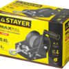 Ручная барабанная тросовая лебедка STAYER MAXPull 43112-0.5, 0.5 т, 8 м