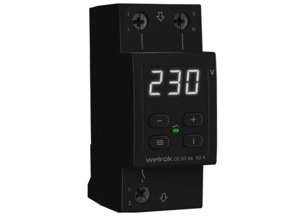 Реле напряжения Werlok D2-63 bk