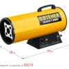 Газовая тепловая пушка 30 кВт STEHER SG-35 — изображение 4