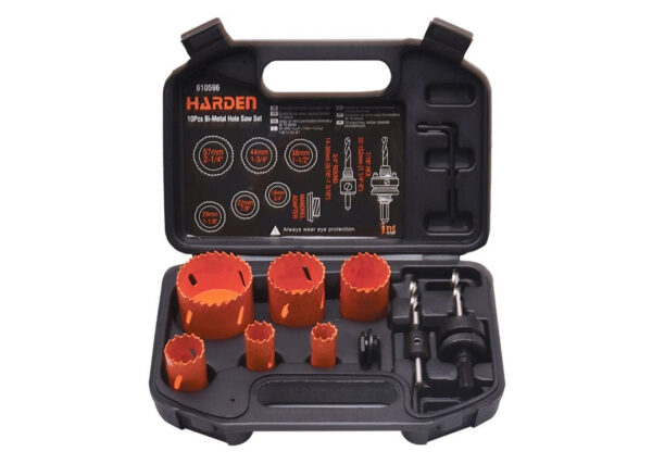 Коронки биметаллические в кейсе HARDEN 610596