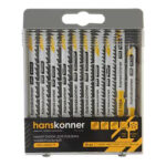 Пилки для лобзика Hanskonner H10-UNISET1