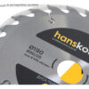 Пильный диск по дереву Hanskonner H9022-190-30/20-24 — изображение 4