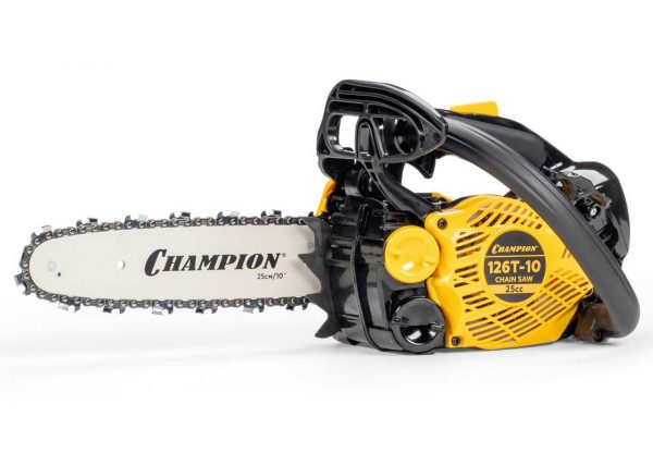 бензопила CHAMPION 126T-10 с короткой шиной 25 см