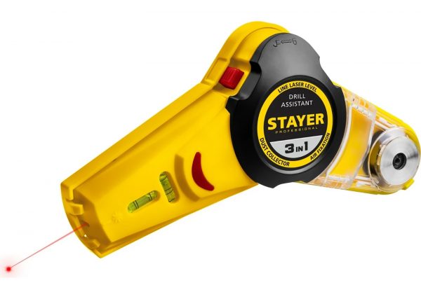 Уровень с приспособлением для сверления STAYER Drill Assistant 34987