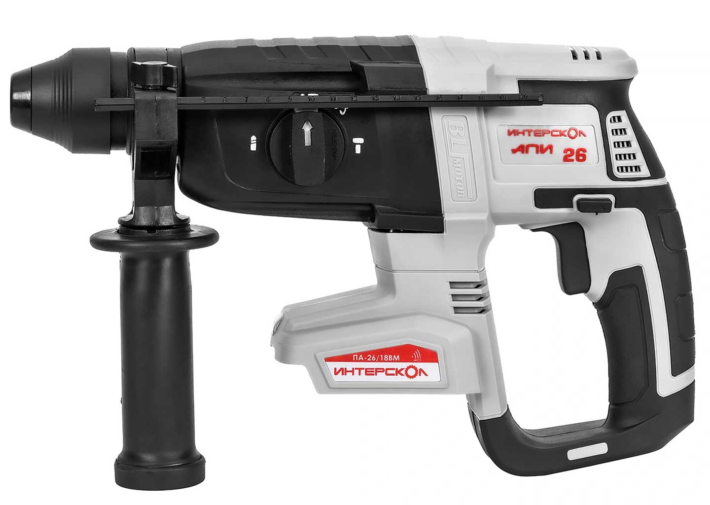 Аккумуляторный перфоратор SDS-Plus Интерскол ПА-24/18В 579.0.0.70 без АКБ в кейсе