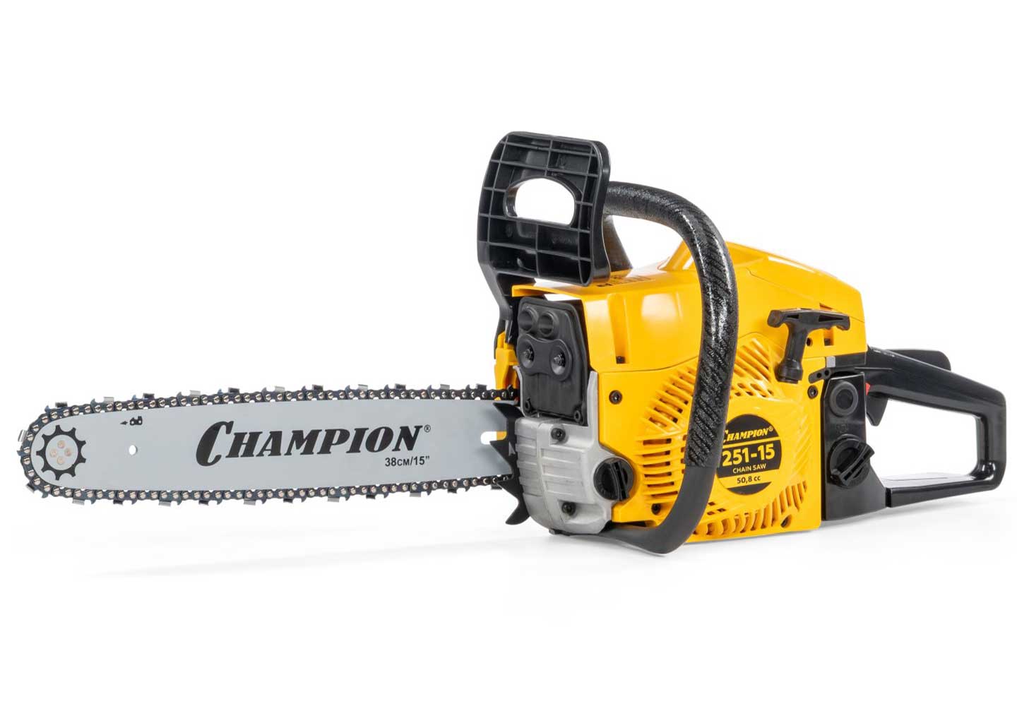 бензопила CHAMPION 251-15 с направляющей шиной 45 см