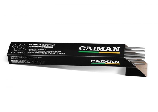 Напильник для заточки цепей круглый CAIMAN CFC-55-12