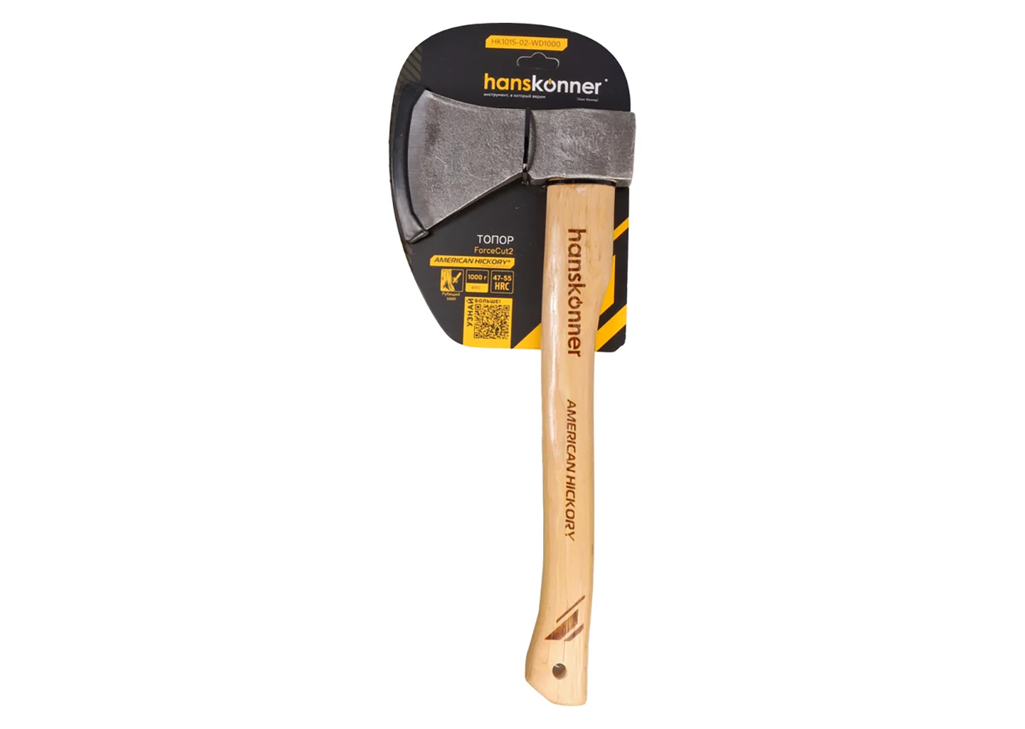 Топор деревянный Hanskonner HK1015-02-WD1000